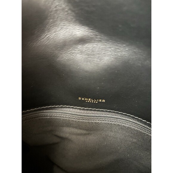 DeMellier Natural Raffia Black Braided Leather Verona Bag - New - Picture 8 of 14